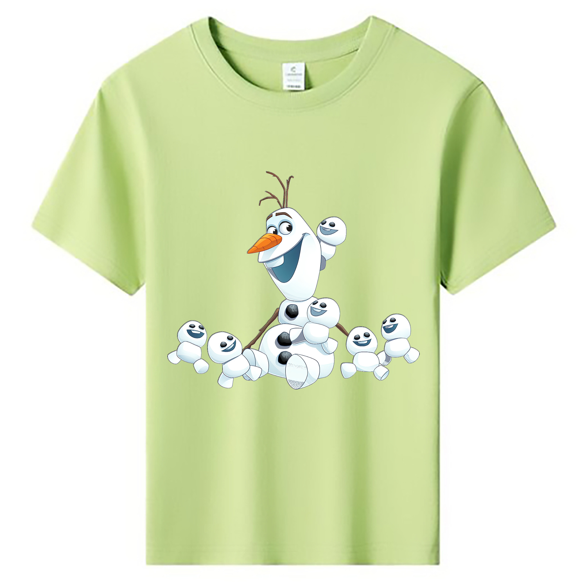 （画像用） アナと雪の女王 アンナ エルサ Frozen Anna Elsa 綿100％キッズTシャツ（フロントプリント）